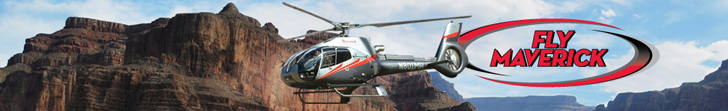 Grand Canyon sightseeing flights with Maverick Helicopter - Click Here