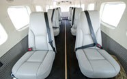 Maverick Airplane Interior Shot of seating