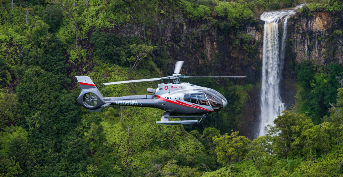 Discover the lush terrain of Na Pali-Kona Forest Reserve on a Kauai helicopter tour
