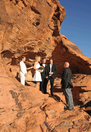 Valley of Fire Helicopter Wedding