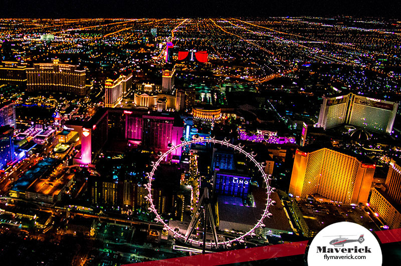 helicopter wedding in vegas view the las vegas vega light