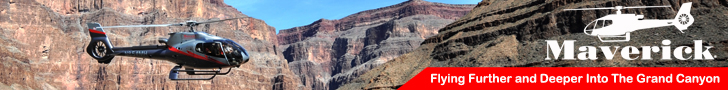 Book a sightseeing tour to Grand Canyon with Maverick Helicopter - Click Here