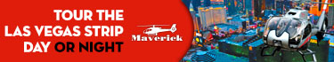 Take a Las Vegas city tour with Maverick Helicopters - Click Here