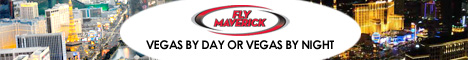 Take a Las Vegas City flight with Maverick Helicopters - Click Here