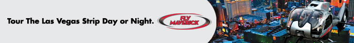 Take a Las Vegas city tour with Maverick Helicopters - Click Here