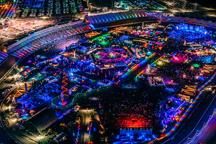 Electric Sky Flyover Tour EDC Las Vegas