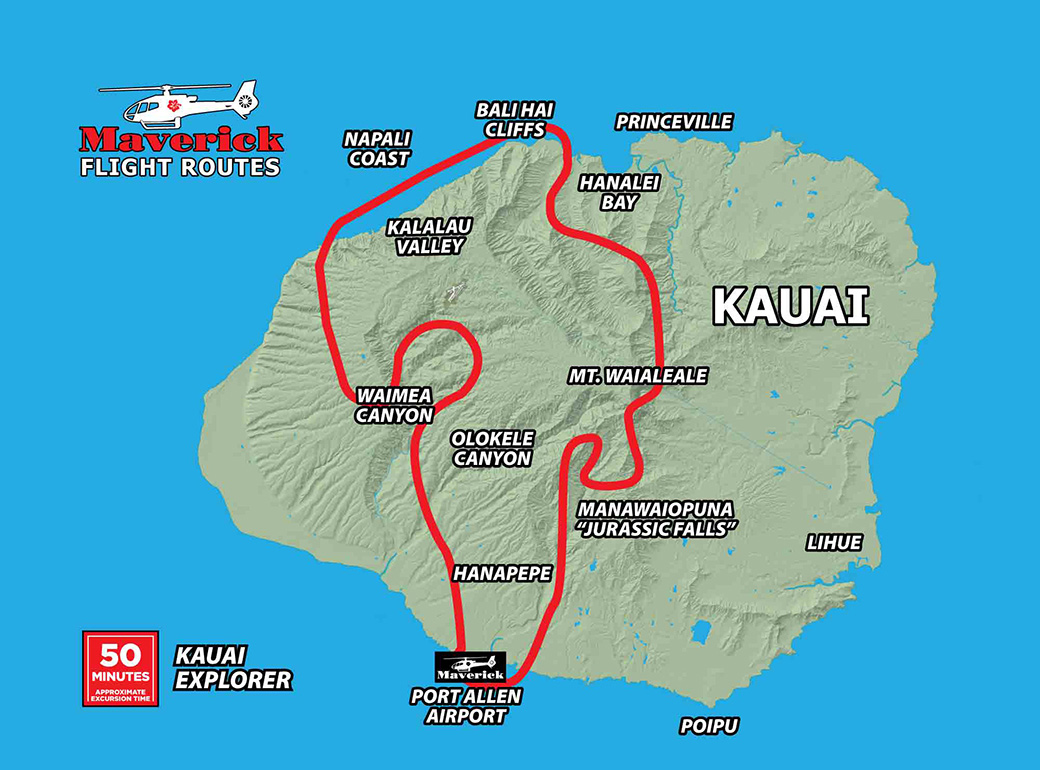 Kauai Map