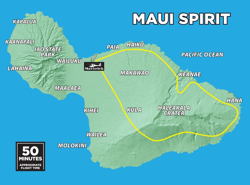 Maui Spirit Tour Map