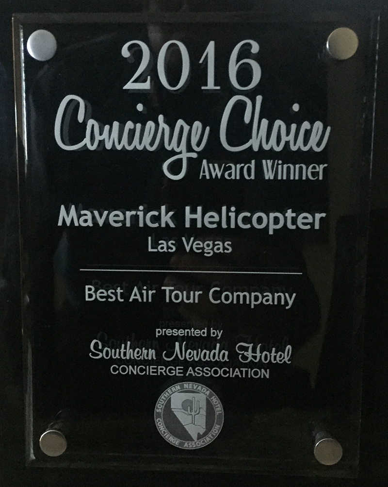 Best Air Tour Award for 2016