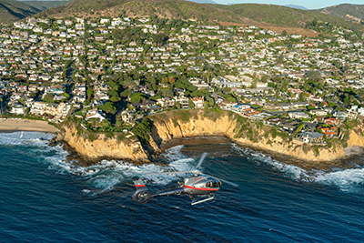 See beautiful views of the California coast with a Maverick helicopter tour