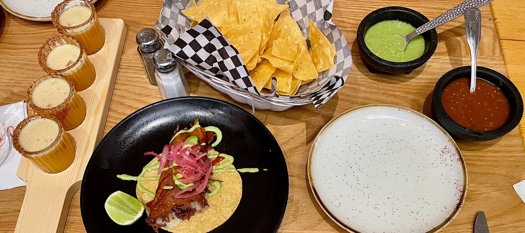 Chef-prepared shared plates on a Beverly Hills tasting table