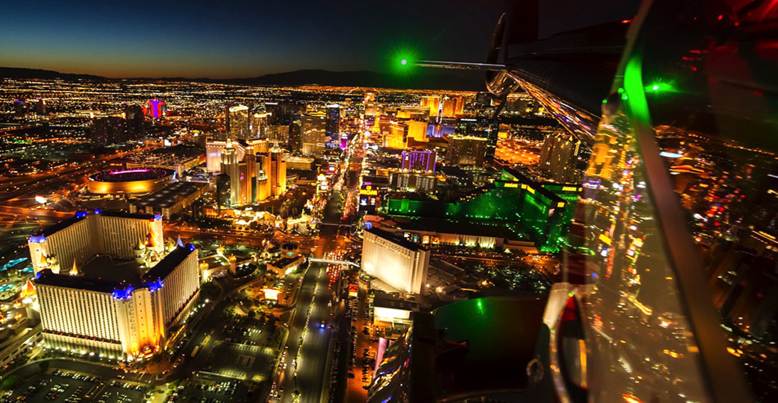 Enjoy a Las Vegas city helicopter tour