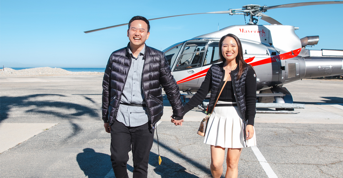 Maverick Helicopters Catalina Island picnic and private tour 