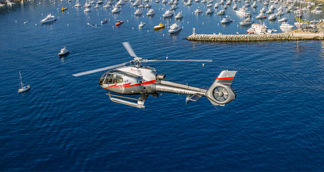 Discover island beauty on a scenic tour with Maverick Helicopters.