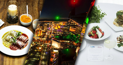 Foodie tour and night flight over Las Vegas