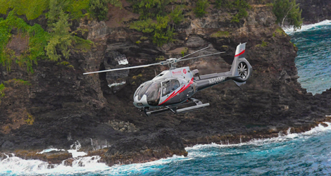Helicopter flight over the entire island of Maui