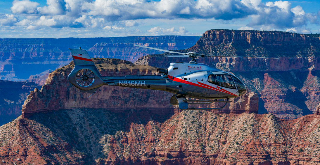 Enjoy a south rim Grand Canyon helicopter ride