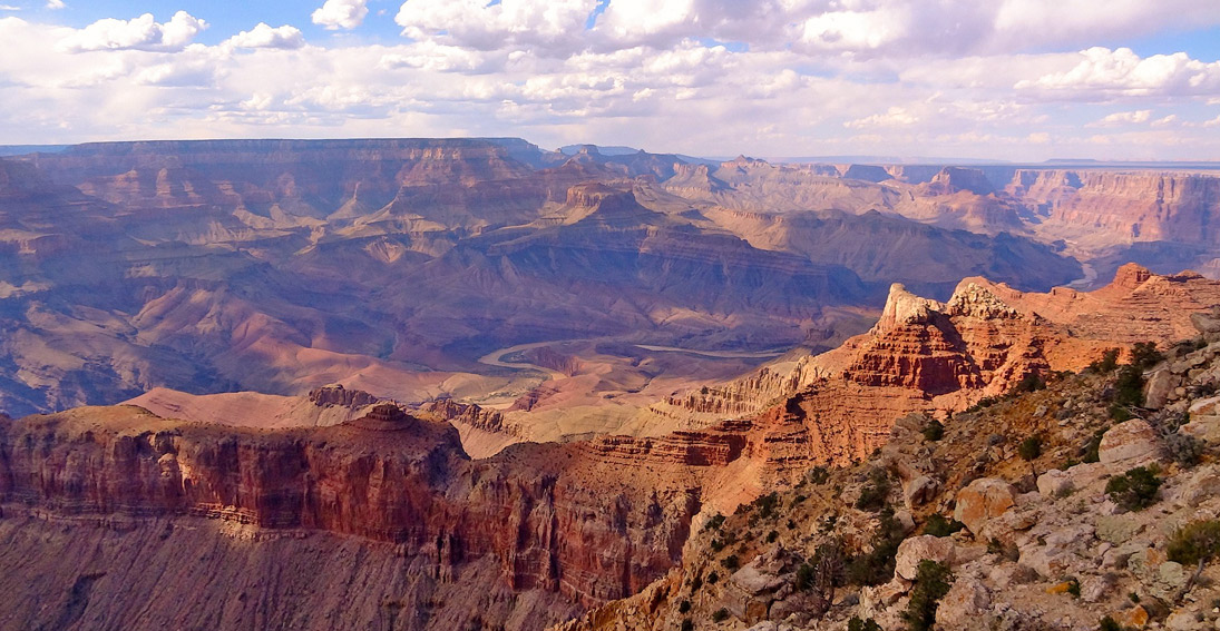 A ground and helicopter tour of the Grand Canyon