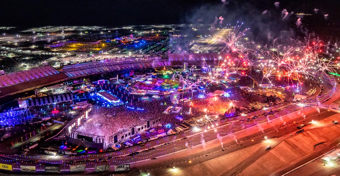 Electric Daisy Carnival Las Vegas EDC Shuttles Maverick Helicopters