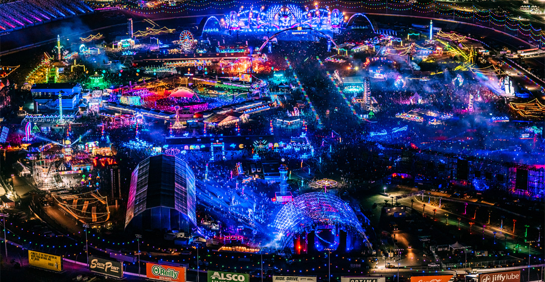 Electric Daisy Carnival helicopter shuttle