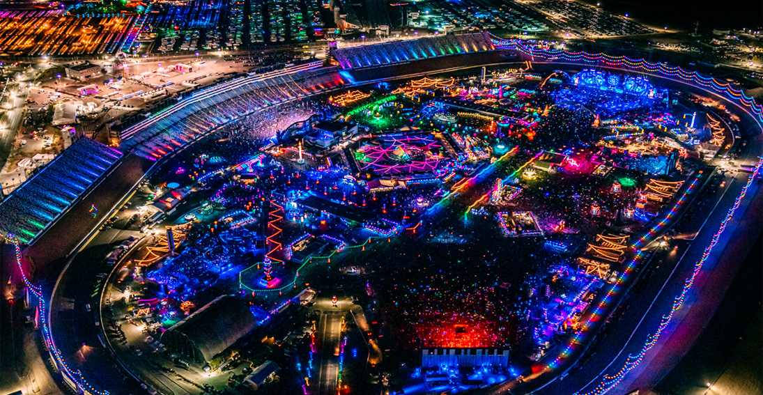 Electric Daisy Carnival Las Vegas EDC Shuttles Maverick Helicopters