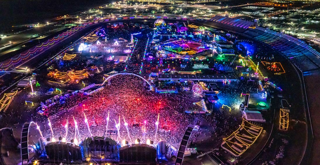 Electric Daisy Carnival Las Vegas EDC Shuttles Maverick Helicopters