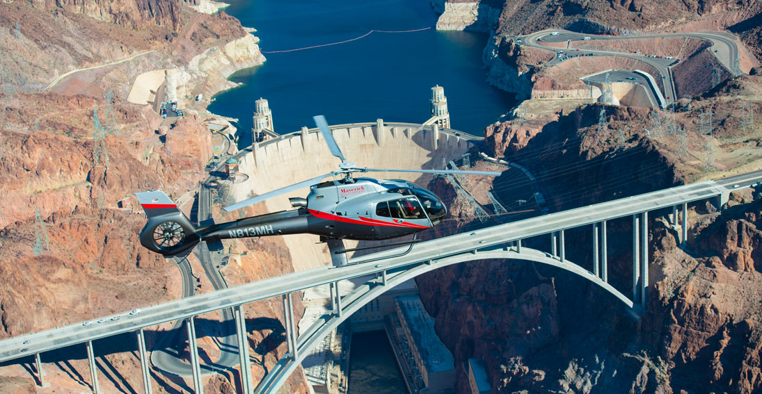 Capture aerial views of the engineering marvel, Hoover Dam