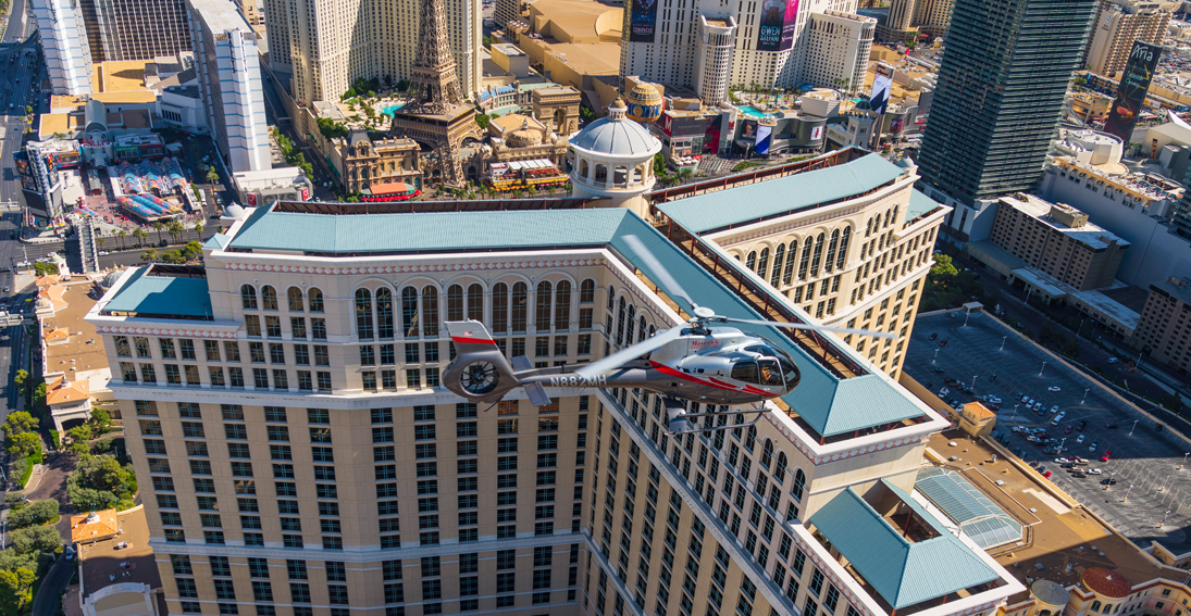 Enjoy the Las Vegas Strip skyline during the daytime