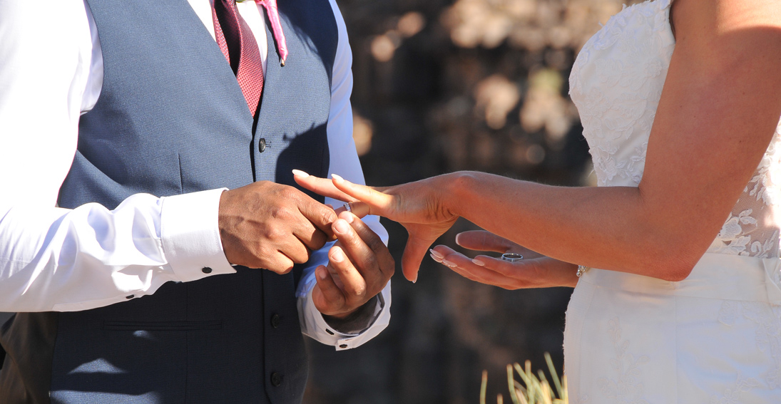 Exchange your vows surrounded by the canyon walls and overlooking the Colorado River