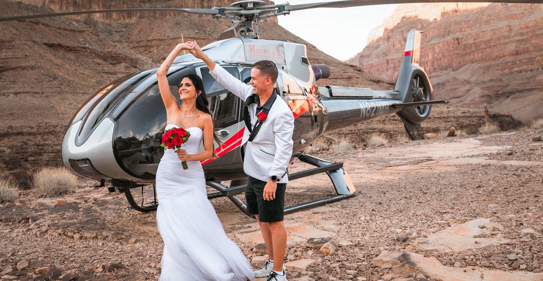 The beauty of the Grand Canyon is an incredible wedding venue